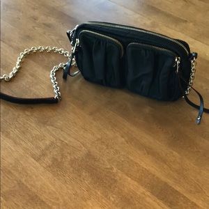 MZ WALLACE Penny, black with gold hardware